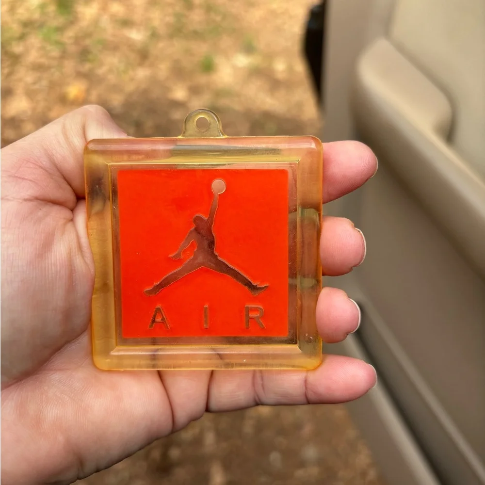 Air Jordan Orange Vintage Keychain